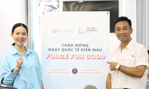 Nu Skin Việt Nam tổ chức chương trình hiến máu nhân đạo nhân “Ngày làm vì những điều tốt đẹp”