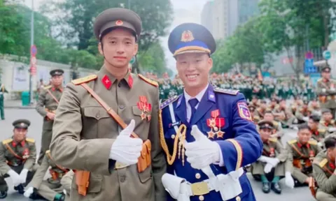 Danh tính quân nhân có điệu cười "độc quyền", giây phút gặp mặt chiến sĩ Lê Hoàng Hiệp gây bùng nổ