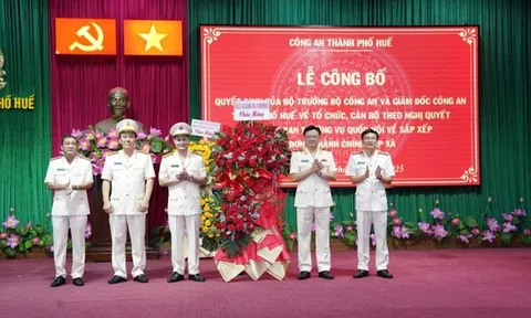Huế có 2 tân Phó Giám đốc Công an Thành phố