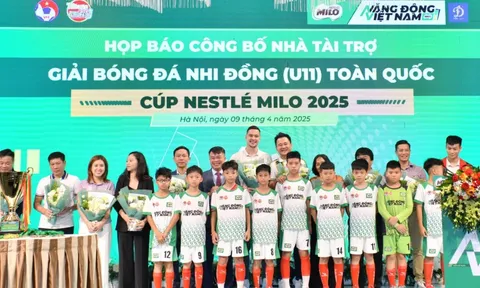 Nestlé MILO tiếp tục đồng hành cùng Giải Bóng đá nhi đồng toàn quốc 2025