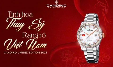 Candino Limited Edition 2025 – Vẻ đẹp Việt trong món quà mang trái tim Thụy Sỹ