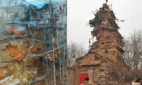 "Lâu đài kỳ dị" 7 tầng, cao 18m, xây bằng quần áo rách của gã điên cất giấu nhiều đau thương
