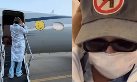 Tình trạng của G-DRAGON trên chiếc chuyên cơ giá 1.200 tỷ đồng sang Việt Nam