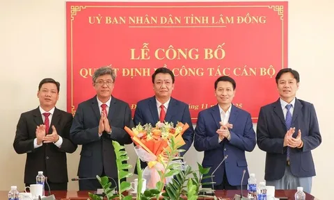 Lâm Đồng: Công bố Quyết định điều động và bổ nhiệm Giám đốc Sở Ngoại vụ