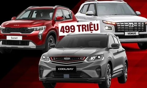 Dưới 500 triệu đồng mua SUV đô thị chọn Geely Coolray, Kia Sonet hay Hyundai Venue, bảng này sẽ giúp bạn dễ tìm được mẫu phù hợp