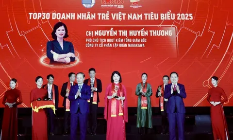 Tổng giám đốc Nagakawa được vinh danh Doanh nhân trẻ Việt Nam tiêu biểu