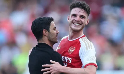 HLV Arteta thách thức Declan Rice