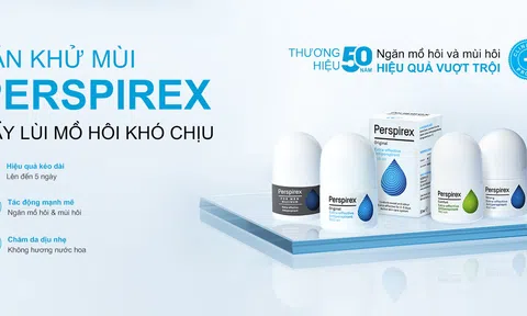 50 năm đẩy lùi mồ hôi và thay đổi cuộc đời cùng Perspirex