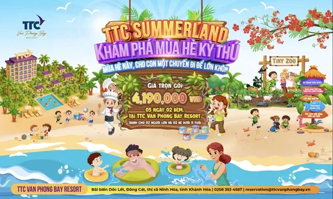 TTC Van Phong Bay Resort ra mắt chương trình TTC Summerland – khám phá mùa hè kỳ thú