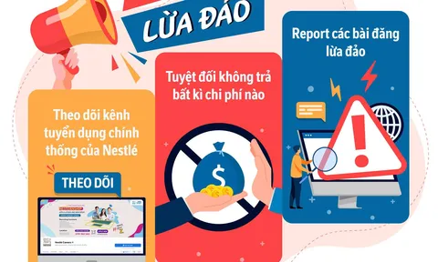 Nestlé Việt Nam cảnh báo tình trạng lừa đảo tuyển dụng mạo danh