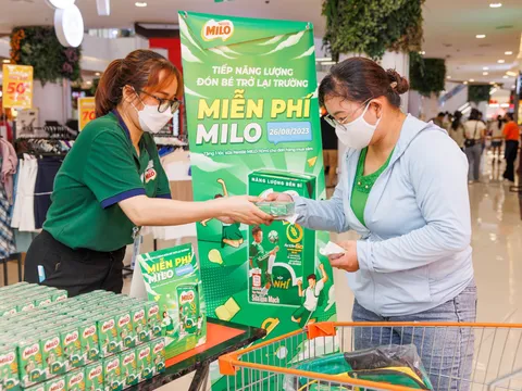 Nestlé MILO tiếp sức “Thế Hệ Ý Chí” với gần 3 triệu hộp MILO nhân ngày tựu trường