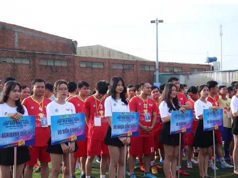 Khai mạc Giải bóng đá Thanh niên công nhân Cup Red Bull 2023 khu vực Đồng bằng Sông Tiền