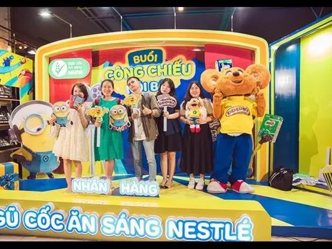 Nhãn hàng Ngũ cốc ăn sáng Nestlé tổ chức sự kiện ra mắt bộ phim Kẻ đánh cắp mặt trăng 4 (Despicable me 4) tại Việt Nam