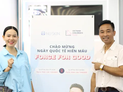 Nu Skin Việt Nam tổ chức chương trình hiến máu nhân đạo nhân “Ngày làm vì những điều tốt đẹp”