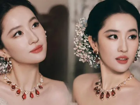 Nhìn ảnh mới của Lưu Diệc Phi mới thấy: Nét tướng “ngậm ngọc trong miệng”, cả đời hưởng phú quý