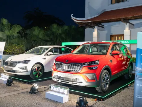Skoda đem 2 mẫu xe Kushaq và Slavia giới thiệu cộng đồng người CH Séc tại Việt Nam