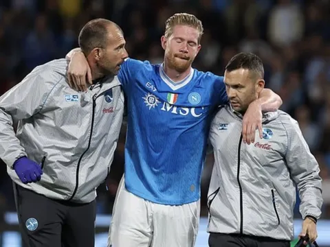 Kevin de Bruyne lại nghỉ thi đấu dài hạn, Napoli sốc nặng