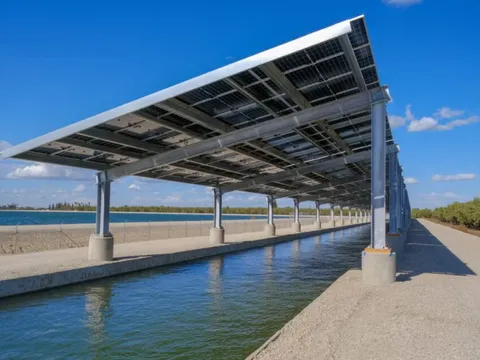 Tấm pin năng lượng mặt trời xuất hiện ở nơi không ngờ, mang đến giải pháp táo bạo cho 2 vấn đề cùng lúc