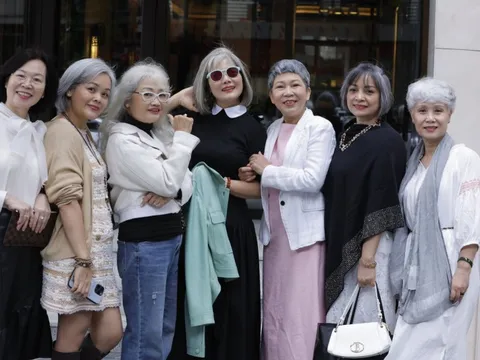 “Hội Tóc Bạc Lấp Lánh” slay nhất Thủ đô: Chúng tôi không phải phú bà