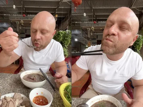 Khách Tây mukbang "mỹ vị nhân gian" của Việt Nam khiến dân mạng nức lòng