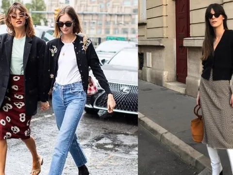 Phụ nữ Pháp có 10 cách mặc chân váy mùa đông sang trọng tuyệt đối