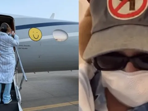 Tình trạng của G-DRAGON trên chiếc chuyên cơ giá 1.200 tỷ đồng sang Việt Nam