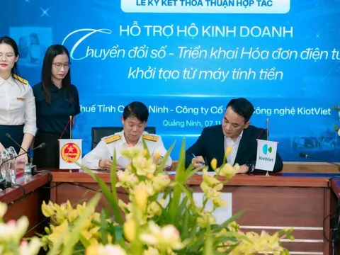 Thuế tỉnh Quảng Ninh và KiotViet hợp tác hỗ trợ hộ kinh doanh chuyển đổi số