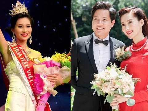 Hoa hậu Việt Nam đầu tiên trở thành dâu hào môn giờ ra sao?