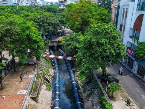 Hà Nội chi 869 tỷ đồng xây công trình khẩn cấp để bổ cập nước sông Tô Lịch và chống ngập