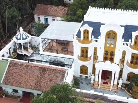 Biệt thự dát vàng nổi tiếng nhất Bắc Ninh, riêng bộ bàn ghế đã 1 tỷ đồng