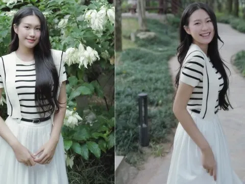 Tiểu thư Doãn Hải My khiến dân mạng ngẩn ngơ vì nhan sắc nàng thơ, Văn Hậu số hưởng thật!