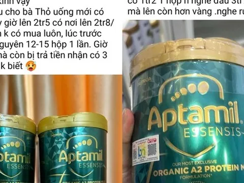 Giá sữa "Ap Úc" tăng nhanh hơn giá vàng - Từ 1,7 triệu lên gần 4 triệu/hộp: Liệu các mẹ có nên "cố"?
