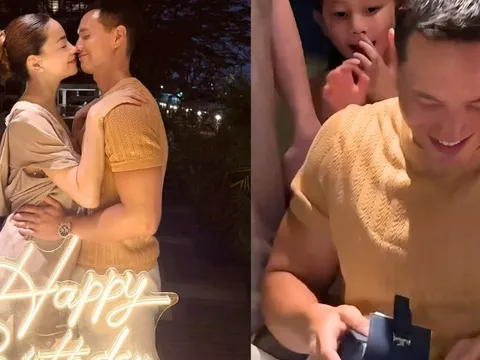 Hà Hồ tặng chồng chiếc đồng hồ Top 3 thế giới, Kim Lý nghẹn ngào