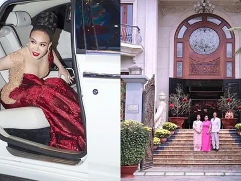 Nữ diễn viên được chồng thạc sĩ xây biệt thự 300 tỷ cho ở, thấy đàn chị không có vàng liền cho mượn