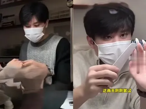 Mỹ nam đang hot bỗng chán showbiz, đổi nghề đi làm nails?