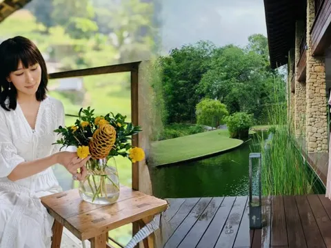 Biệt thự như resort của Hồ Tịnh: Nhà trong mơ giữa rừng nhiệt đới, chồng giàu lại chiều vợ hết mức
