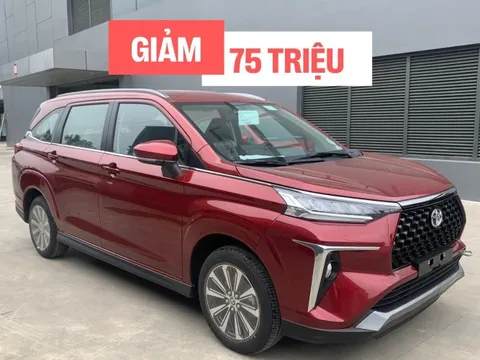 Toyota Veloz Cross giảm tới 75 triệu đồng, giá thực tế thấp hơn cả CUV hạng A