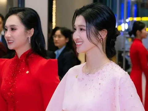 Á hậu Phương Nhi và chị dâu Bùi Lan Anh đọ sắc trong một khung hình: Con dâu nhà tỷ phú quá đẹp!