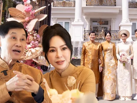 Lần đầu chia sẻ chuyện gả con, vợ chồng tỷ phú Johnathan Hạnh Nguyễn xúc động: “Con hứa mỗi tuần về thăm 3 lần, về ăn cơm nhà"