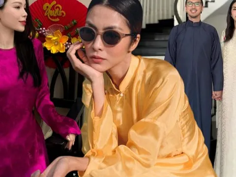 Đẳng cấp dâu hào môn: 4 tiêu chí chọn áo dài "bất di bất dịch" của chị em Hà Tăng - Linh Rin