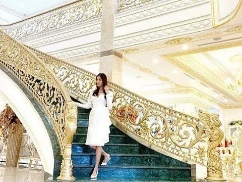 Mỹ nhân Việt 26 tuổi lên xe hoa với đại gia: Ở dinh thự dát vàng tráng lệ, sống như công chúa đời thực