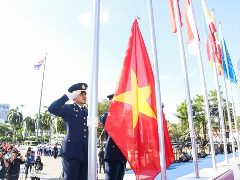 Lễ thượng cờ Đoàn Thể thao Việt Nam tại SEA Games 33