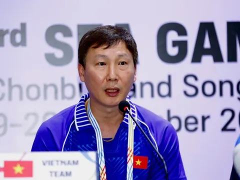 HLV Kim Sang-sik nhận định về trận đấu với U22 Philippines