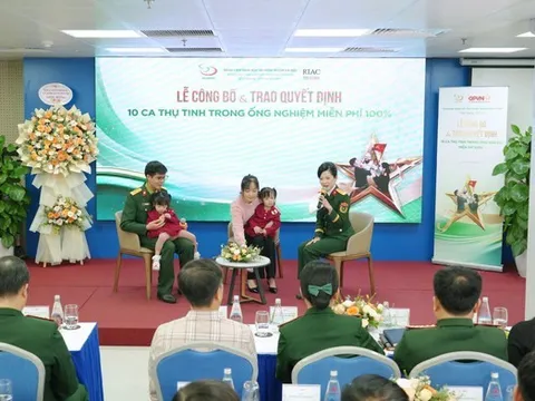 Nhiều gia đình quân nhân hiếm muộn được hỗ trợ thực hiện IVF miễn phí