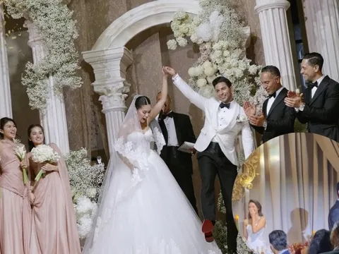 Tiên Nguyễn bị em trai nhắc đến bạn trai cũ ngay tại đám cưới khiến cả hội trường chấn động, cô dâu ra tín hiệu