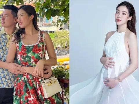 Đỗ Mỹ Linh cùng Chủ tịch Hà Nội FC vi vu du lịch giữa nghi vấn Hoa hậu mang bầu con thứ 2