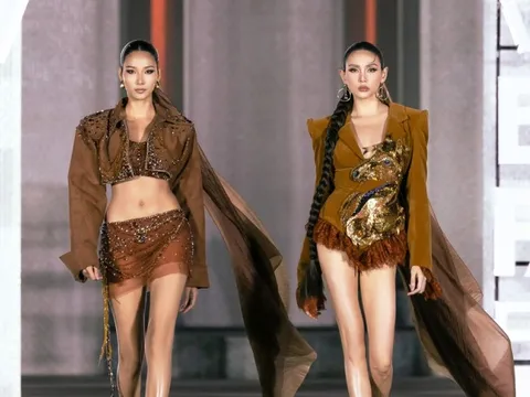 Hoàng Thùy - Võ Hoàng Yến song hành vedette, tạo khoảnh khắc bùng nổ trên sàn diễn