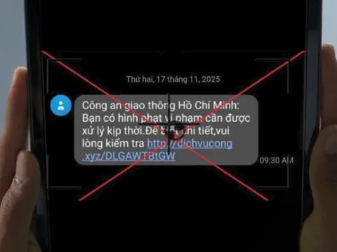 Mất hàng trăm triệu đồng vì tin nhắn phạt nguội lừa đảo