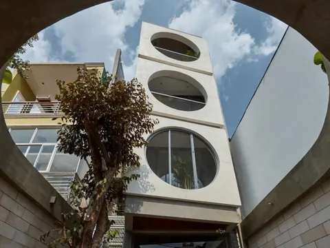 Ấn tượng với nhà phố được lấy cảm hứng từ đàn guitar