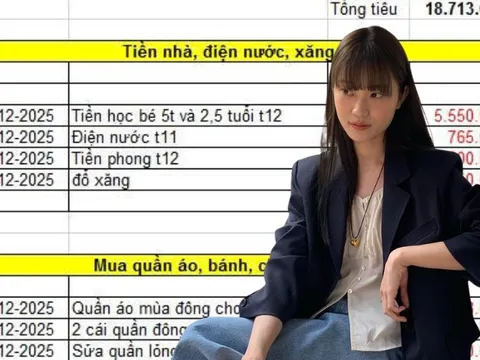 Bảng chi tiêu gần 19 triệu của cặp vợ chồng khiến nhiều người thốt lên: “Không thể nào”